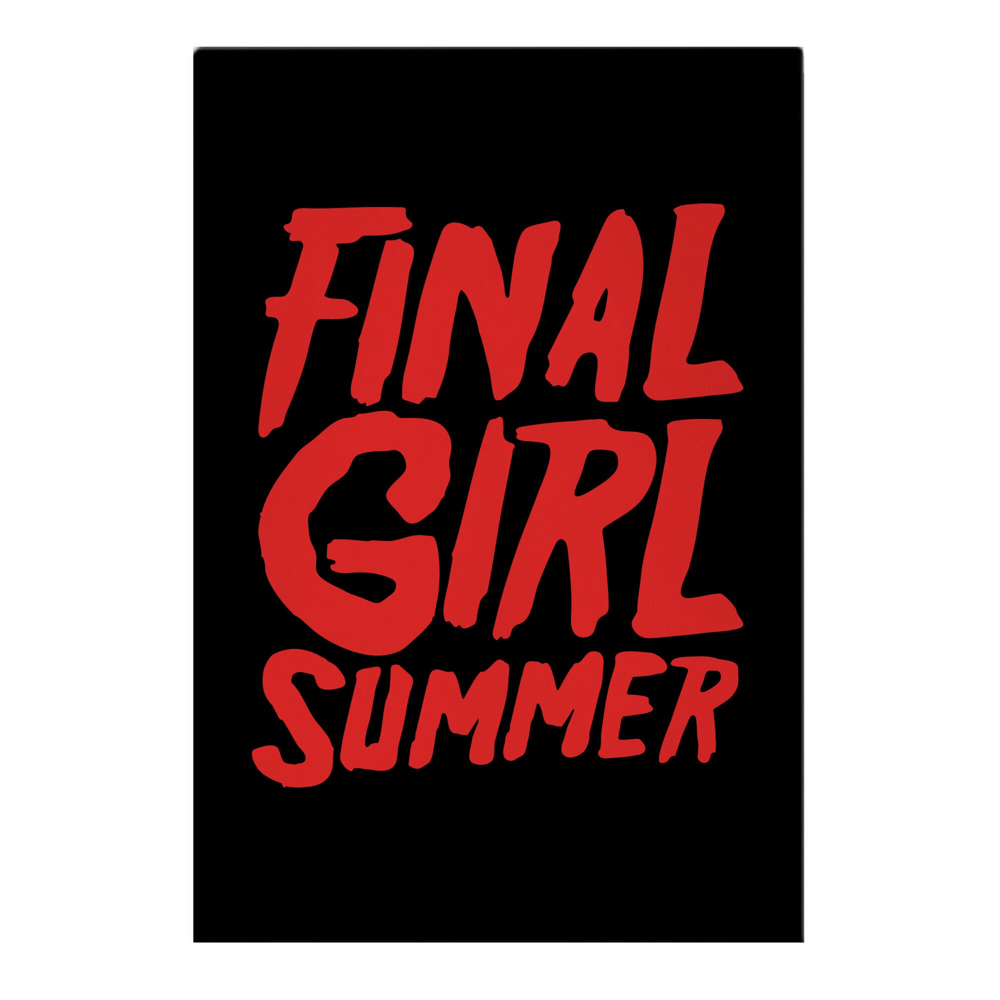 Final Girl Summer Parody Garden Flag